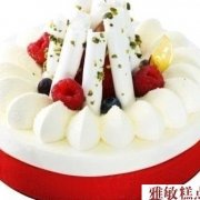 雅敏蛋糕展示：韩式蛋糕落雪小屋